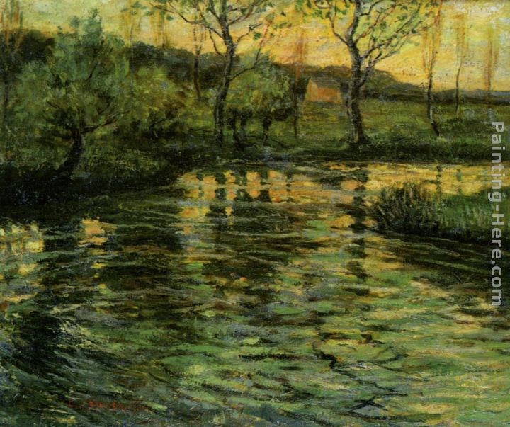 Ernest Lawson Conneticut River Scene